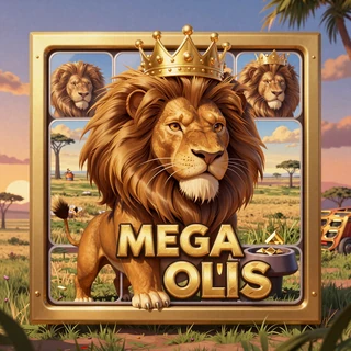 Mega Moolah progressiver Jackpot Slot mit L&ouml;we und Krone
