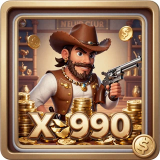 Wild Cash x9990 Slot BGaming mit Cowboy und M&uuml;nzen