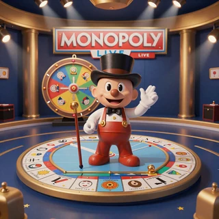 Monopoly Live Game Show mit Mr Monopoly und Gl&uuml;cksrad